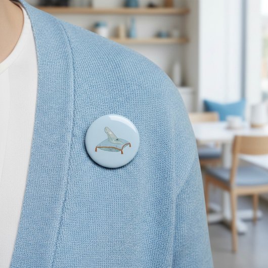 Glass Slipper Ronde Button 5,7 Cm