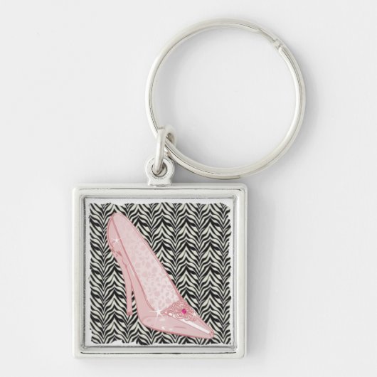 Glass Slipper Zebra Sleutelhanger (Voorkant)