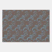 Glass Snowball Winter Village Foliage Kerstmis Inpakpapier Vel (Voorkant 2)