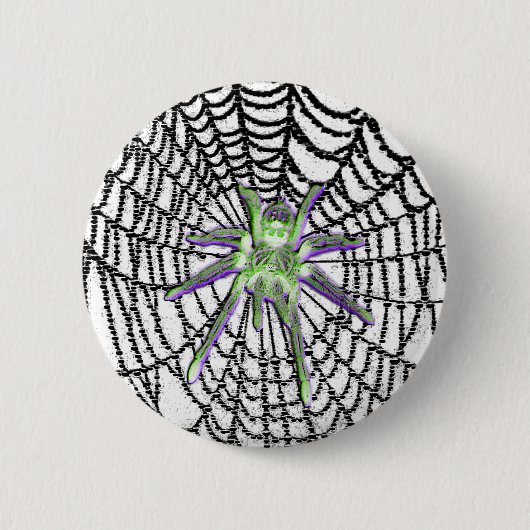 Glass Spider Gothic-knop Ronde Button 5,7 Cm (Voorkant)