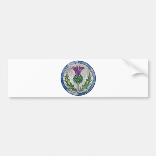 Glass Thistle Bumpersticker (Voorkant)