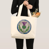 Glass Thistle Grote Tote Bag (Voorkant (product))