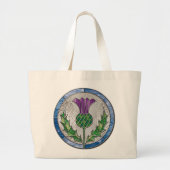 Glass Thistle Grote Tote Bag (Voorkant)