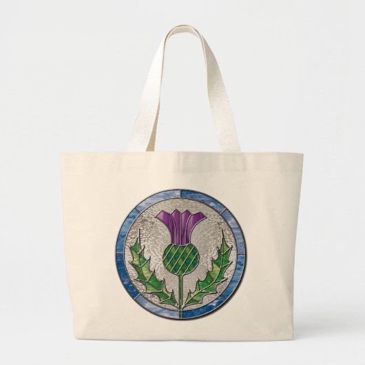 Glass Thistle Grote Tote Bag (Voorkant)