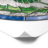 Glass Thistle Poster (Hoek)