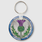 Glass Thistle Sleutelhanger (Voorkant)