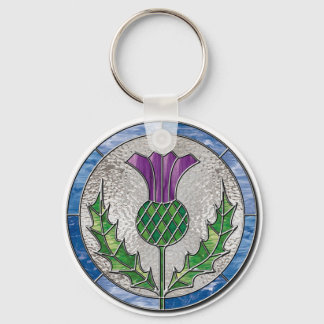 Glass Thistle Sleutelhanger