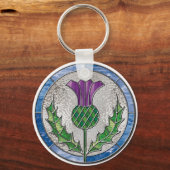 Glass Thistle Sleutelhanger (Voorkant)