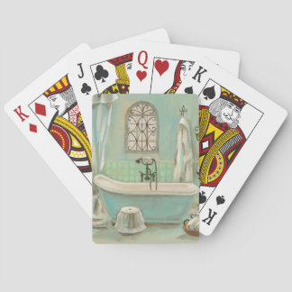 Glass Tile Bath Pokerkaarten