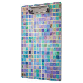 Glass Tile Mosaic cool modern kleurrijk Klembord (Links)