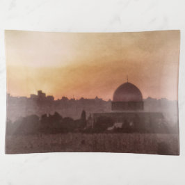 Glass Tray Old Jerusalem w/Dome of the Rock Sierschaaltjes