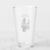 Glass Tumbler Chess 16 onz (Achterkant)