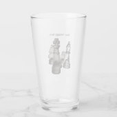 Glass Tumbler Chess 16 onz (Achterkant)