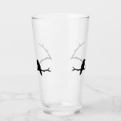Glass Tumbler - Hummingbird Sitting on Tree Branch (Links)