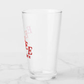 Glass Tumbler - Initialen in de schaduw met naam i (Links)