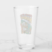 Glass Tumbler "Opgroeien in Mandan" (Achterkant)
