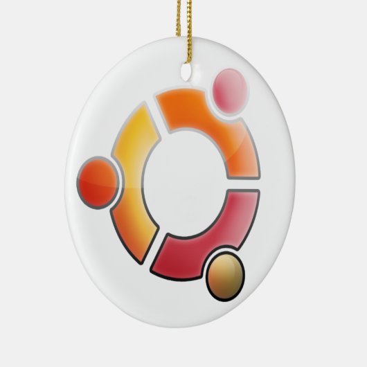 Glass Ubuntu Ornament (Rechts)