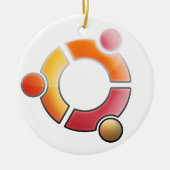 Glass Ubuntu Ornament (Voorkant)