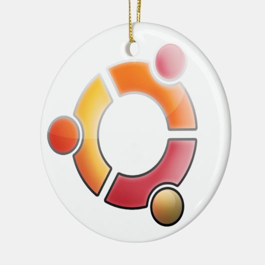 Glass Ubuntu Ornament (Links)