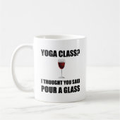 Glass van de klasse Yoga Koffiemok (Links)