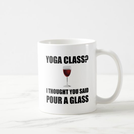 Glass van de klasse Yoga Koffiemok (Rechts)