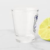 Glass van de politie van Grammar Shot Glas (Links)