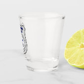 Glass van de politie van Grammar Shot Glas (Rechts)