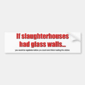 Glass Walls Bumpersticker (Voorkant)