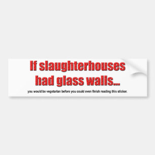 Glass Walls Bumpersticker