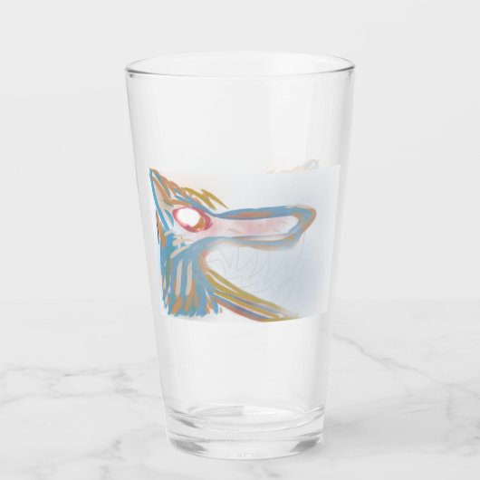 Glass werewolf Cup Glas (Voorkant)