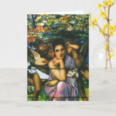 Glass Window Arts beroemd gemaakt door Louis Tiffa Kaart (Gele Bloem)