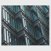 GLASS WINDOW-GEBOUW CADEAUPAPIER (Vlak)
