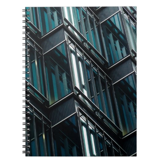 GLASS WINDOW-GEBOUW NOTITIEBOEK (Voorkant)