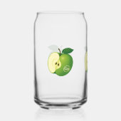 Glass with apple blikvorm glas (Voorkant)