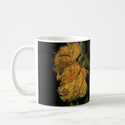 Glass with Roses by Vincent van Gogh Koffiemok (Links)
