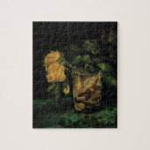 Glass with Roses by Vincent van Gogh Legpuzzel (Verticaal)