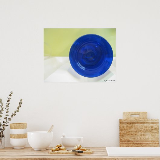 GlassBottom0 Poster (Keuken)