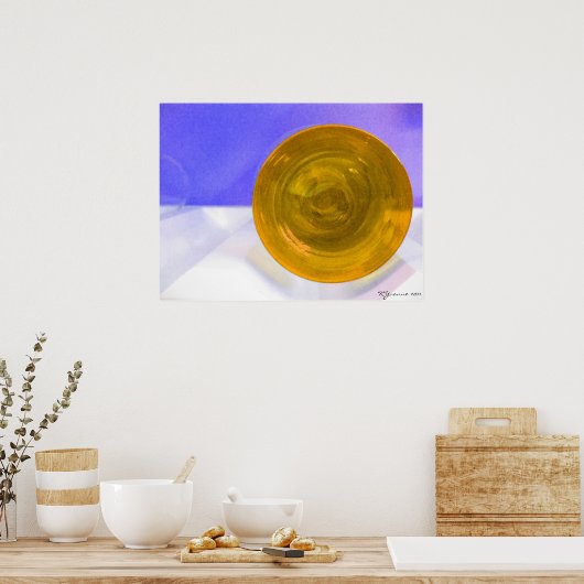 GlassBottom1 Poster (Keuken)