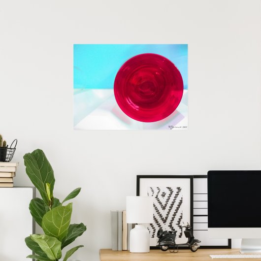 GlassBottom3 Poster (Thuiskantoor)