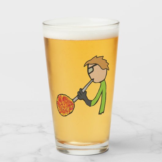 Glassbsting Glas (Voorkant gevuld)