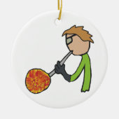 Glassbsting Keramisch Ornament (Voorkant)