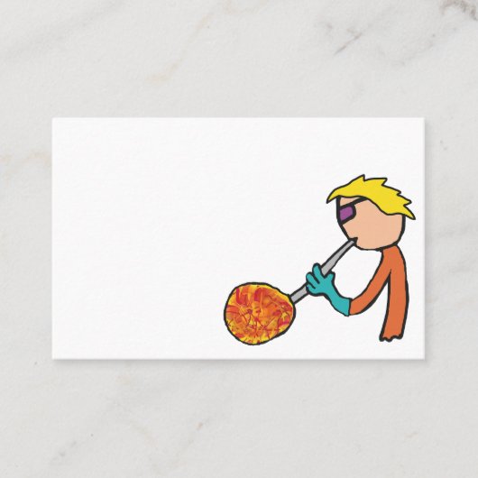 Glassbsting Visitekaartje (Voorkant)