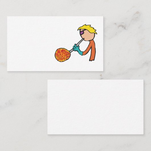 Glassbsting Visitekaartje (Voorkant / Achterkant)