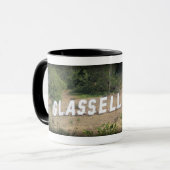 Glassellland Hollywood Sign in Glassell Park, CA Mok (Voorkant links)