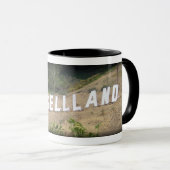 Glassellland Hollywood Sign in Glassell Park, CA Mok (Voorkant rechts)