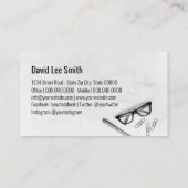 Glassen van het Optometry Center Visitekaartje (Achterkant)