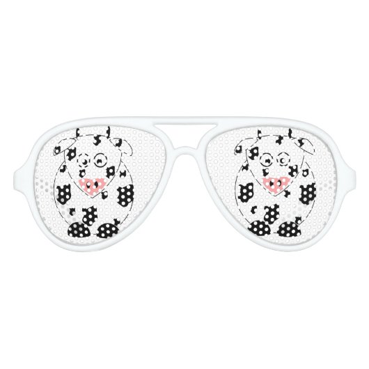 Glassen van koe Partij Aviator Zonnebril (Voorkant)