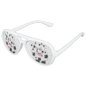 Glassen van koe Partij Aviator Zonnebril (Gekanteld)