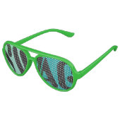 Glassen van Swag Party Aviator Zonnebril (Gekanteld)