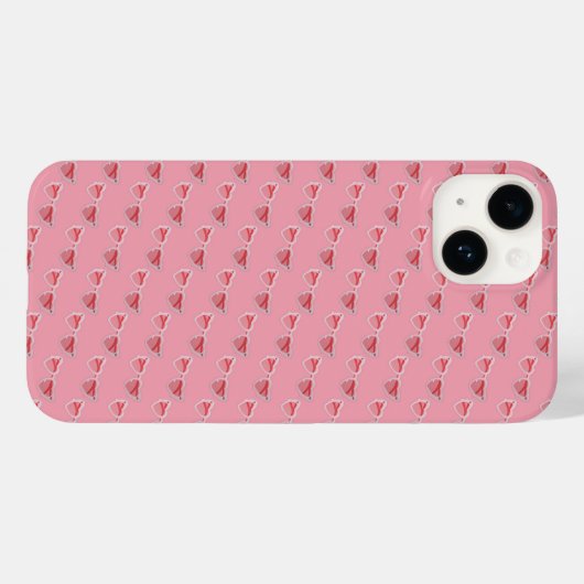 Glasses Case-Mate iPhone Case (Achterkant (horizontaal))